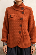 🤲LAST DAY SAVE 49% ⏰Elegant Cable Knit Button Cardigan
